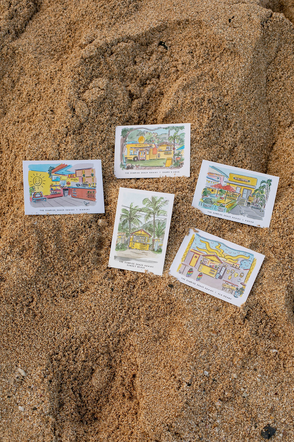 SHACK POSTCARDS PACK ☀️