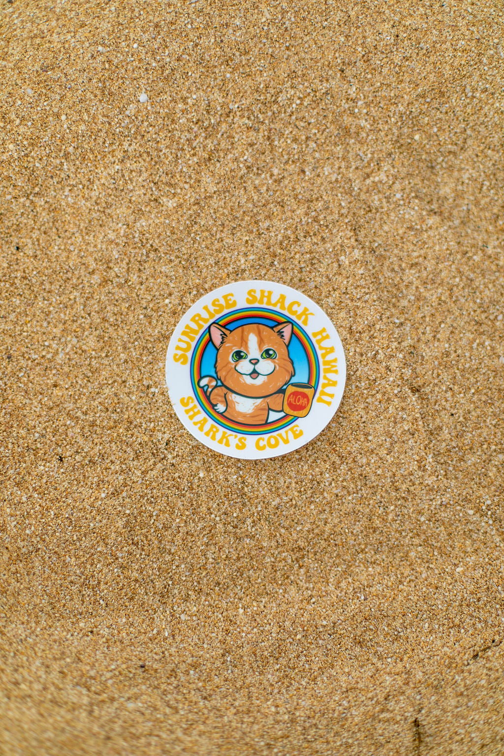 SHACK CAT STICKER - Sunrise Shack