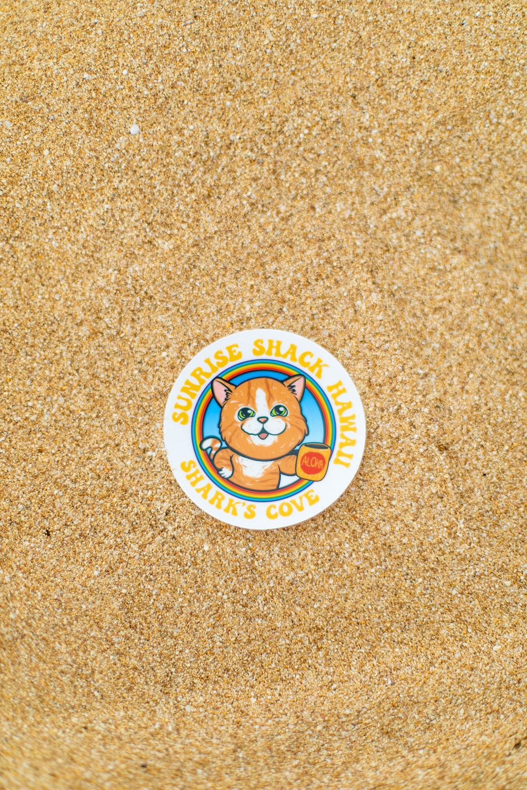SHACK CAT STICKER - Sunrise Shack