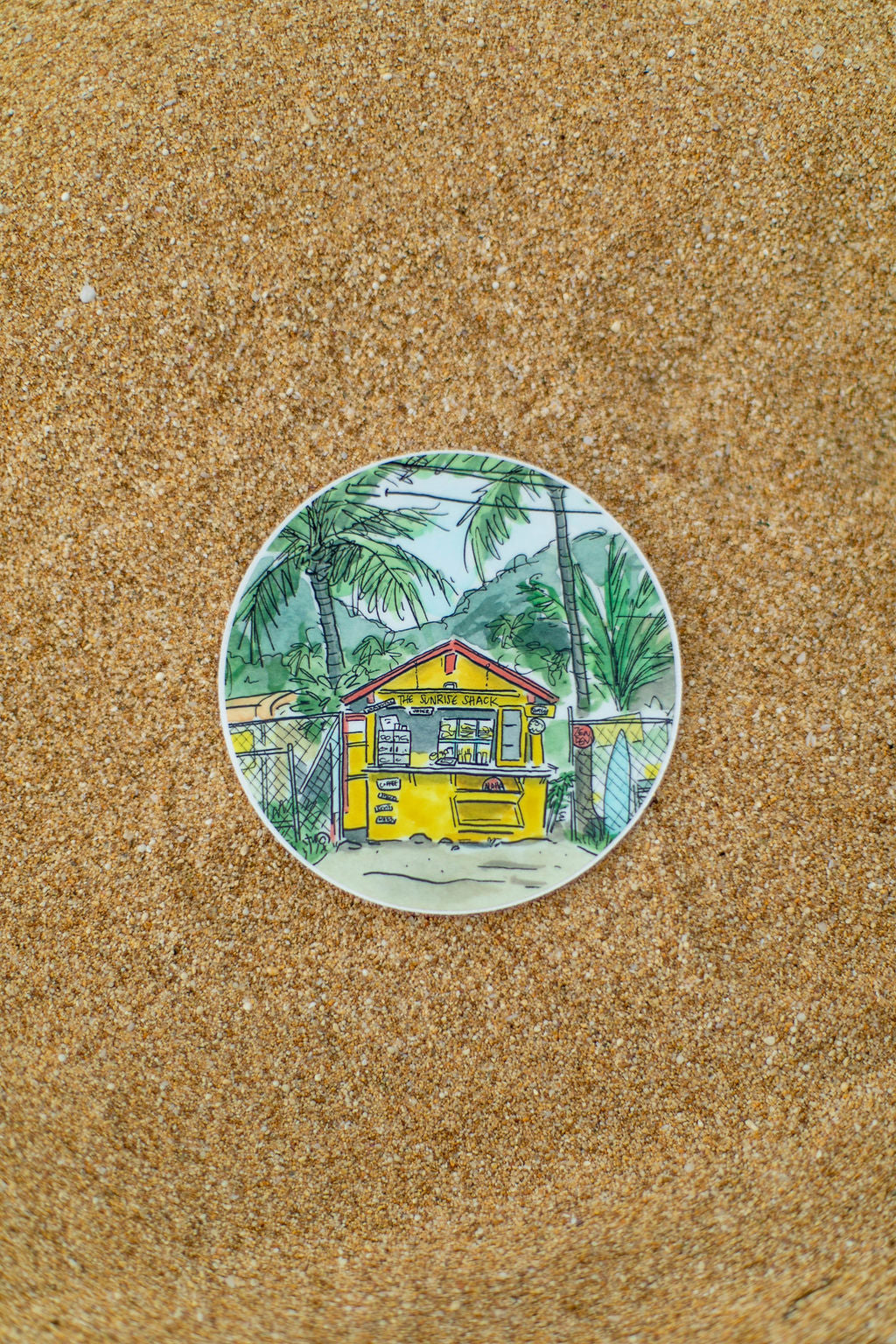 PAINTED SHACK STICKER