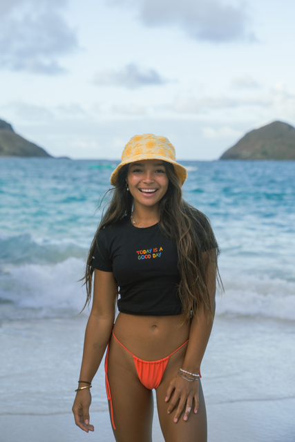 TODAY IS A GOOD DAY WOMEN&#39;S FITTED TEE 🌈 BLACK