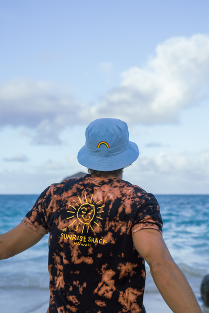 ALL RAINBOWS CORDUROY BUCKET HAT 🌈 SKY BLUE