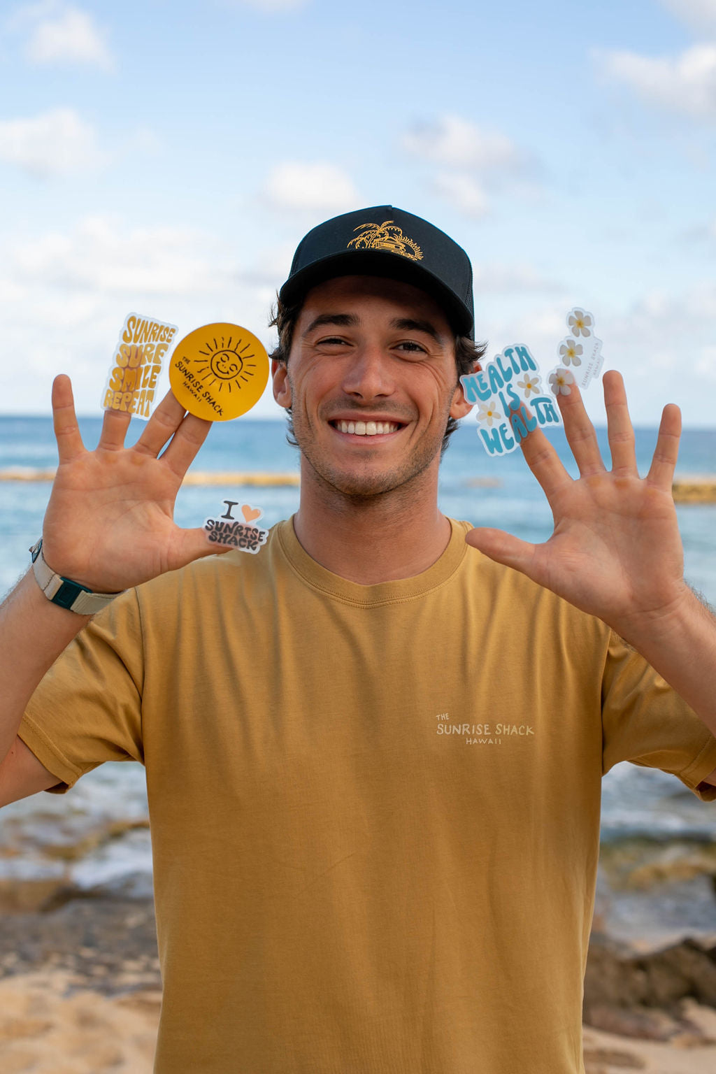 SHACK LOVE STICKER PACK 💛🏄🏽☀️