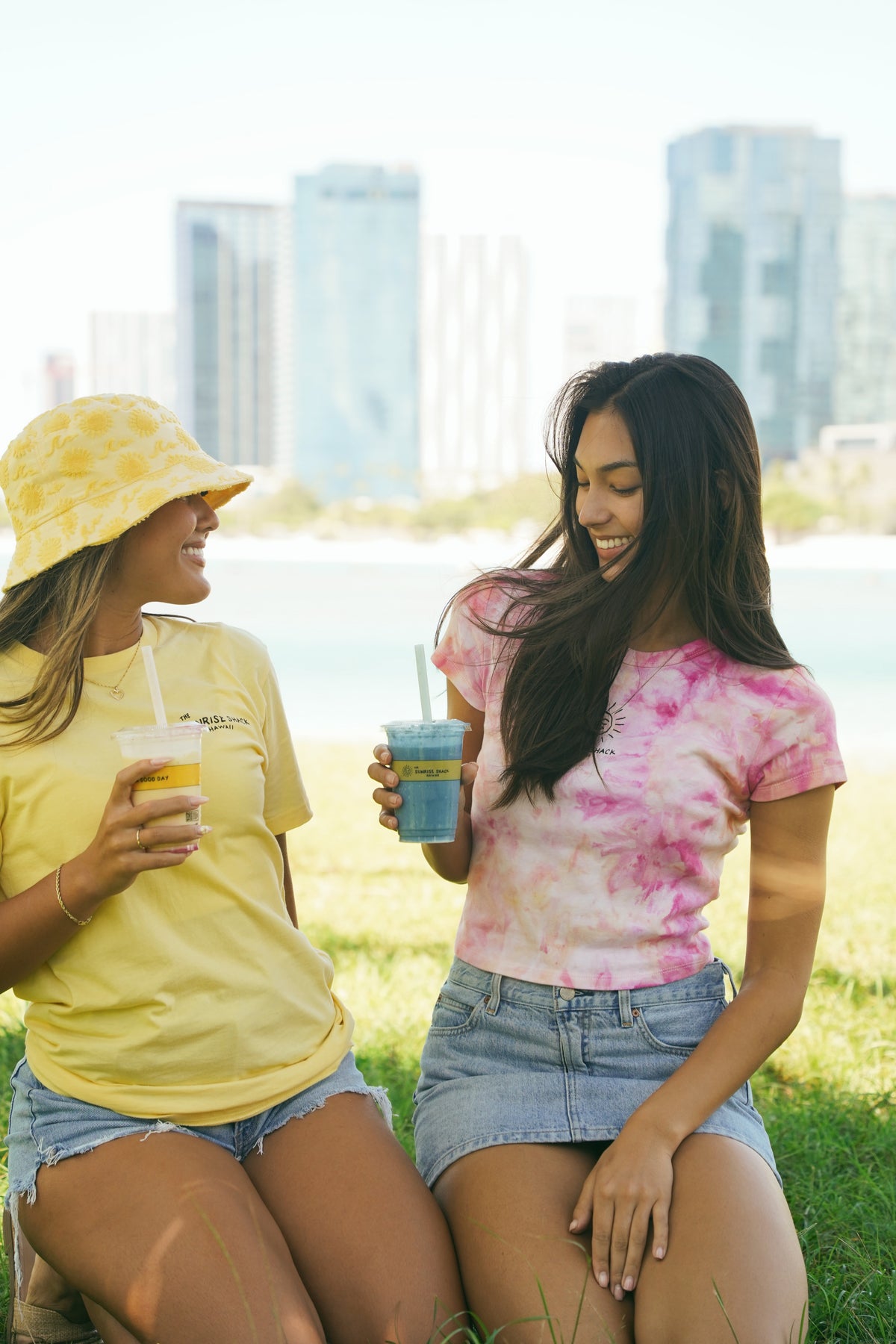HAND-DYED RAINBOW CROP TEE 🌈