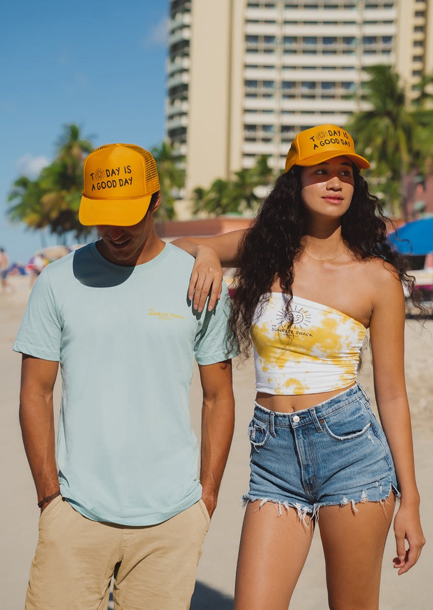 &quot;TODAY IS A GOOD DAY&quot; TRUCKER HAT