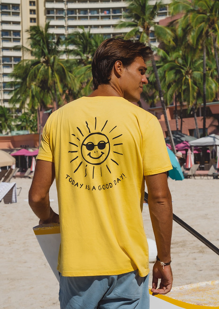 &quot;TODAY IS A GOOD DAY&quot; YELLOW ☺ UNISEX SHIRT