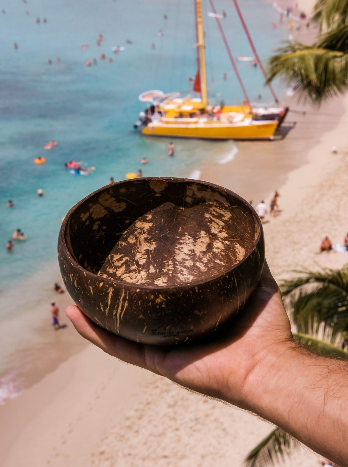 detailed picture of coconut bowl
