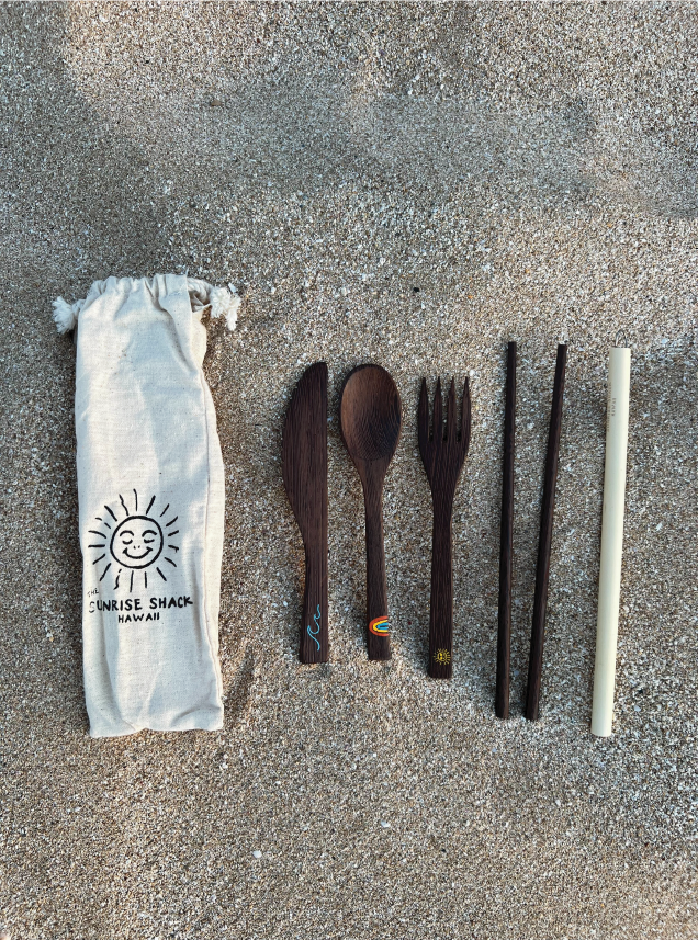 ECO-FRIENDLY UTENSIL SET 🌊🌈☀️